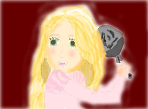 rapunzel and the frying pan