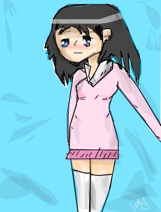 anime girl sad