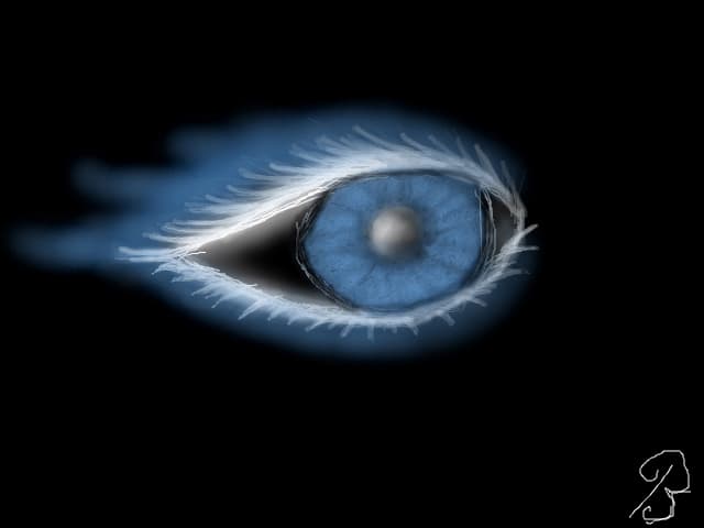 Blue eye...