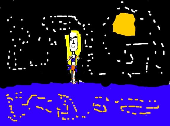 Sailor Venus in spatiu