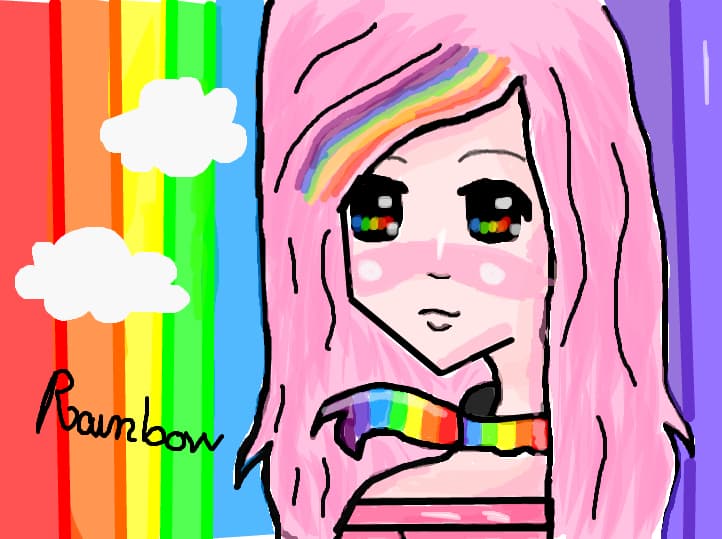 Rainbow in my eyes