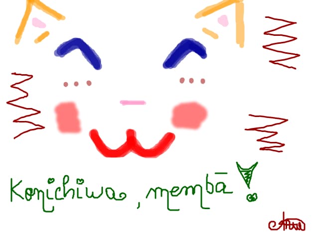 Konichiwa , memba !