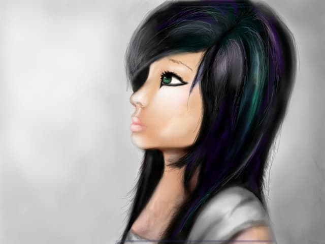 scene girl