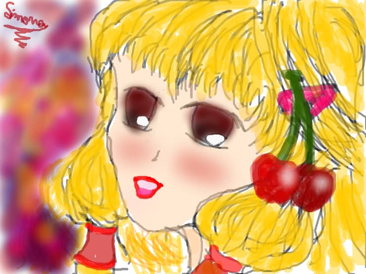Cherry anime girl