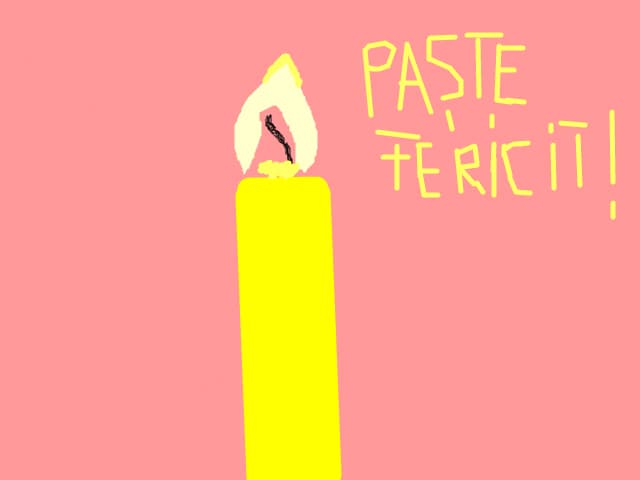 lumanare de pasti