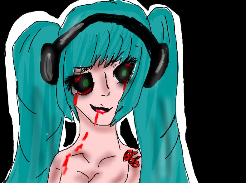 miku ...varianta  demon >:)