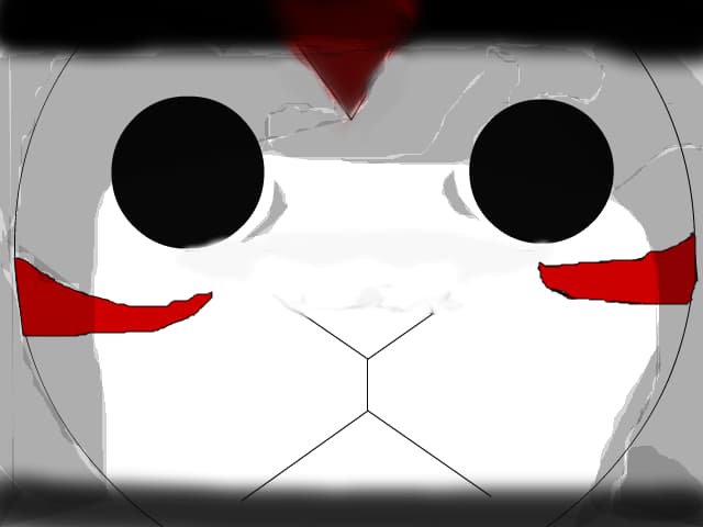 masca Anbu crapata