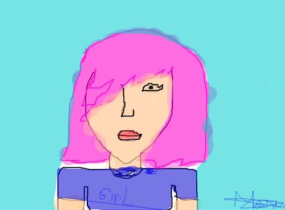 the girl