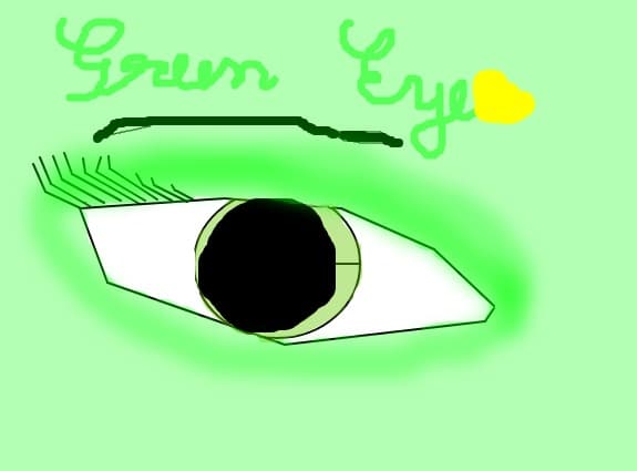 green eyes
