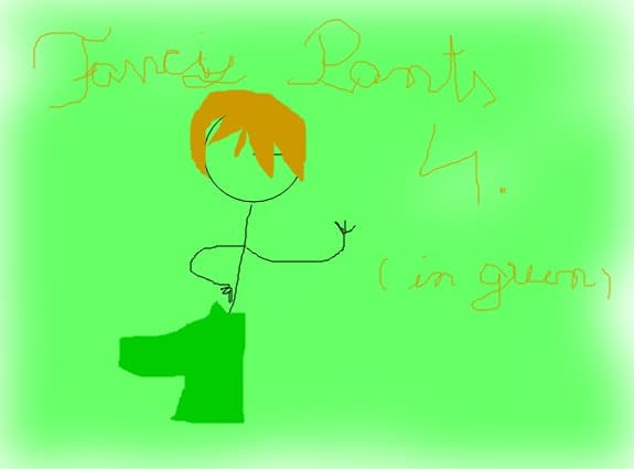fancy pants 4 (in green)
