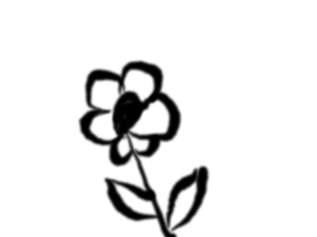 o floare singura