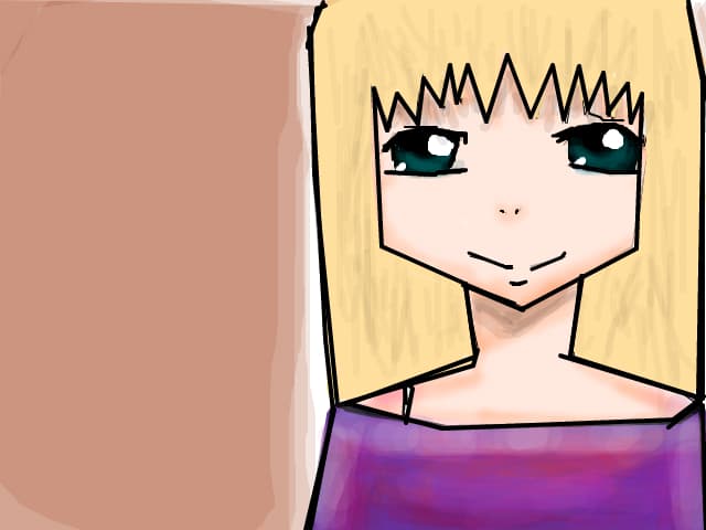 Sasha &amp; Snow-Sasha\'s sketch and Snow color:D