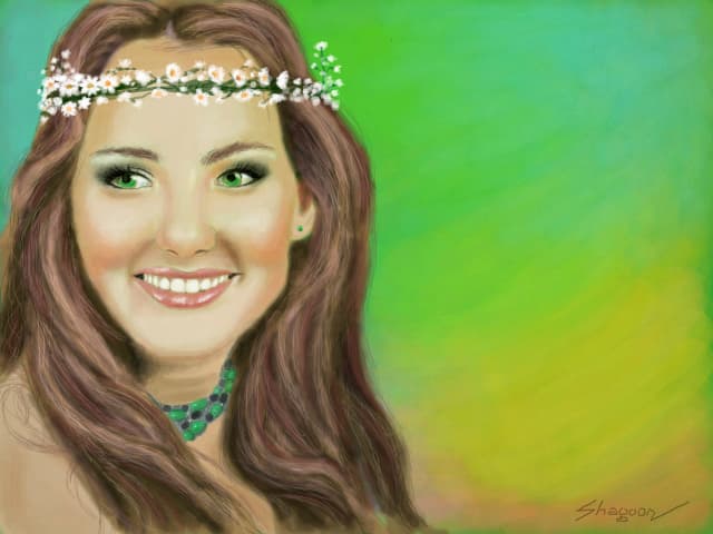 green girl