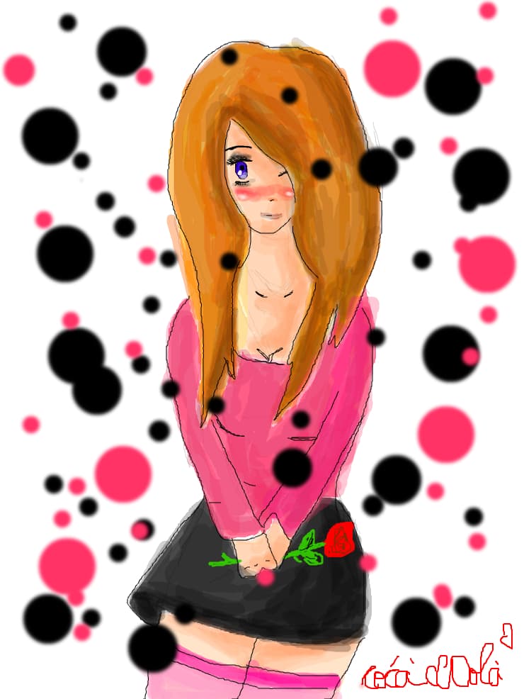 emo anime girl