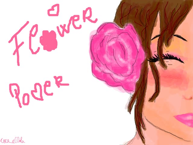 Flower Power pentru toti desenatorii :*:*:*