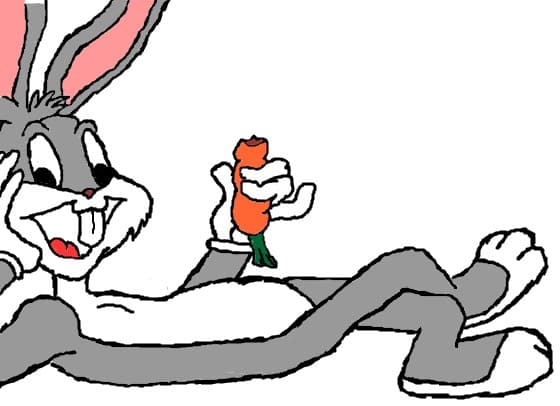 Desen 10554 modificat:Bugs bunny