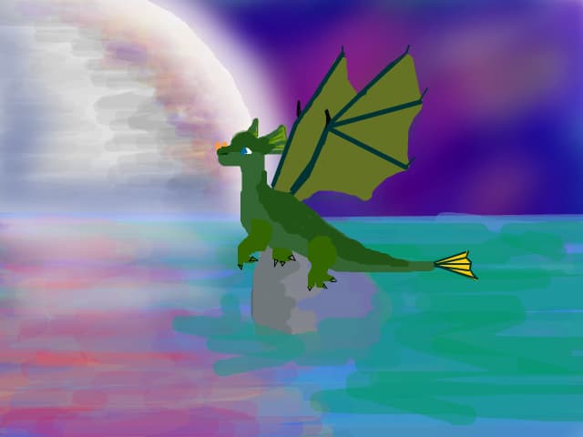 Emerald dragon...