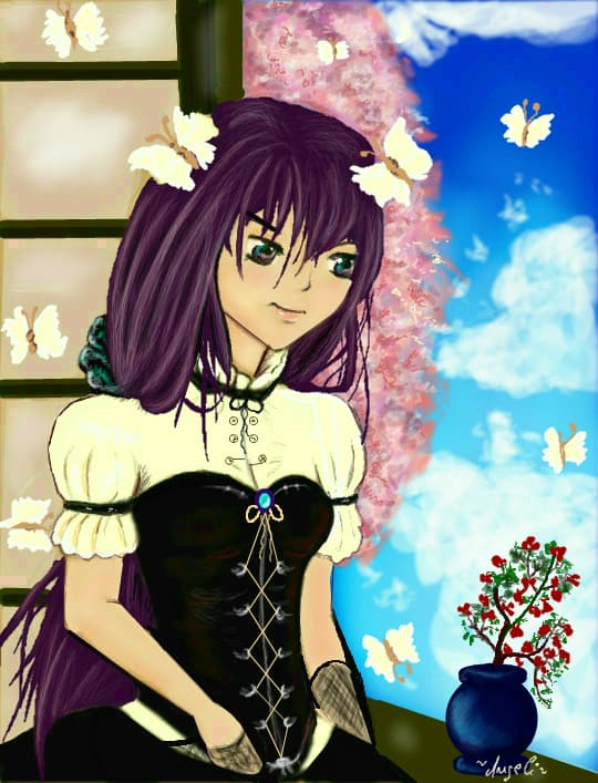 anime girl( imaginatie)