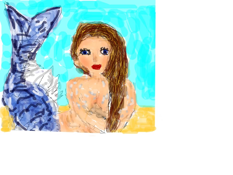 sirena pe uscat