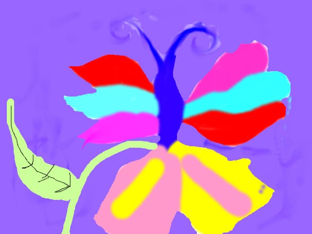 Floare Fluture Fantezie