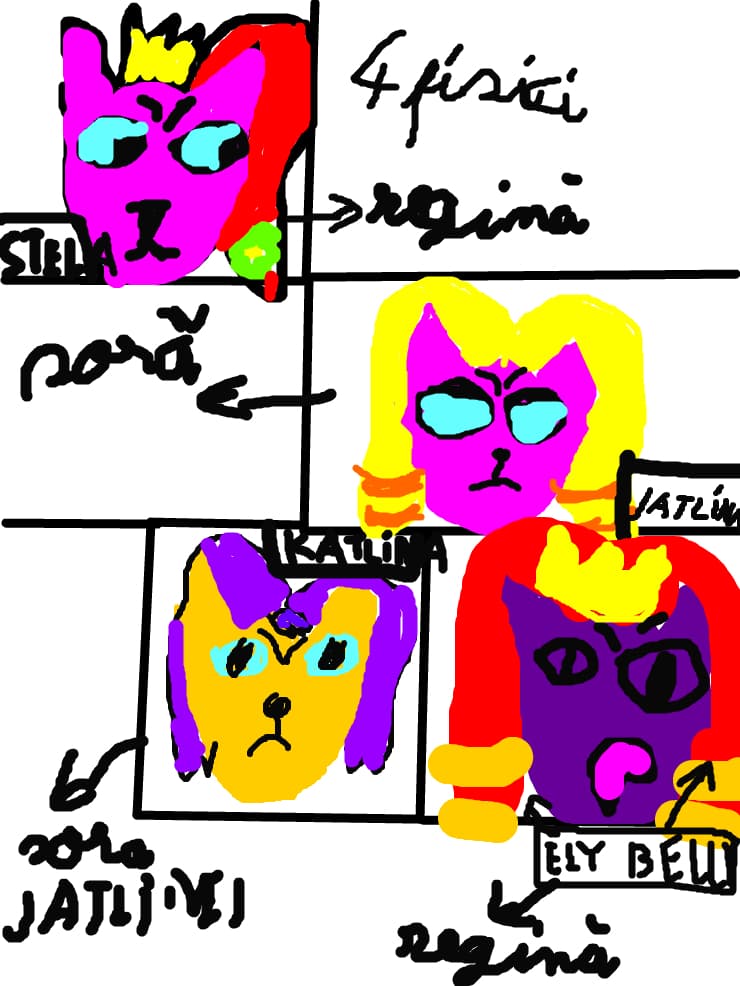 4 pisici ale mele