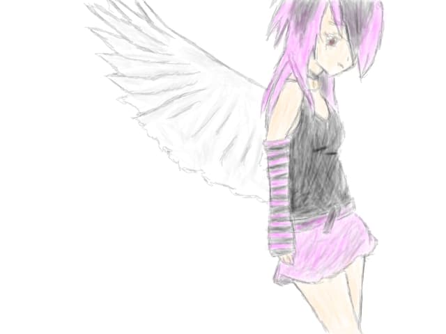 Emo Angel Color