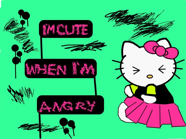 Angry Hello Kitty