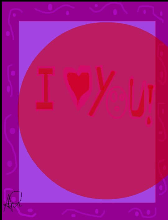 I love you