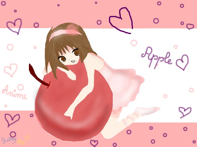 anime apple XDD