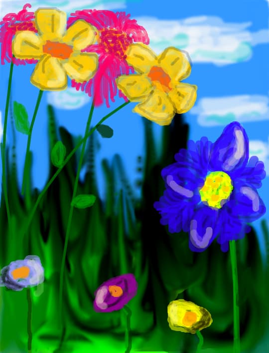 floricele pe campi:)