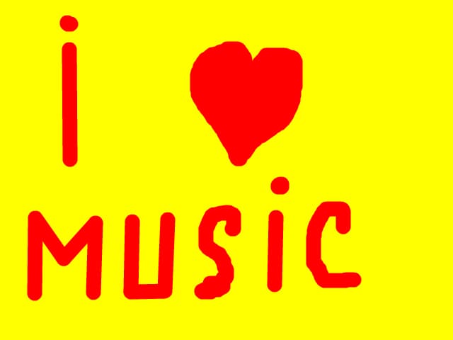 I love music