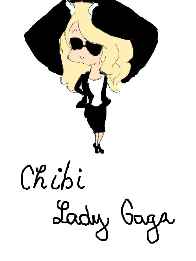 chibi lady gaga