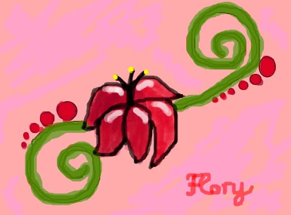 o floare