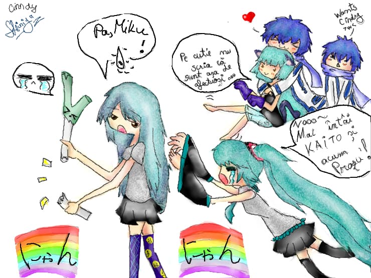 miku miku praz cu KAITO! :))