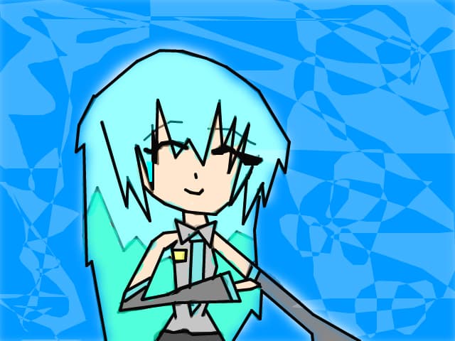miku in the morning