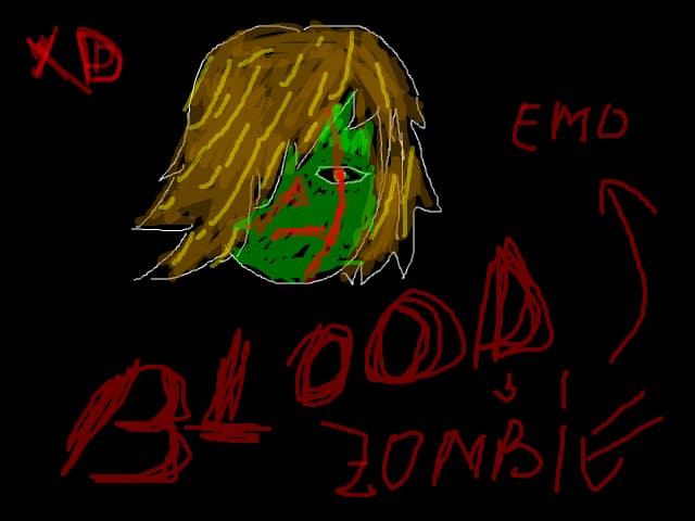 blood emo zombie