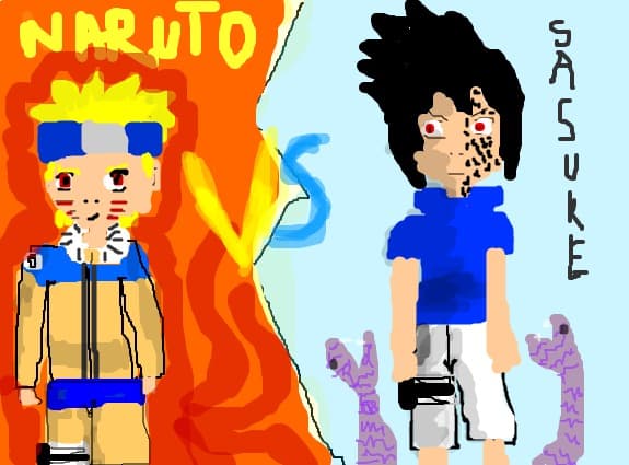 naruto vs sasuke