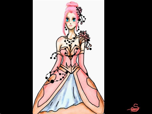 A pink-blak girl (daca am scris bine :s)