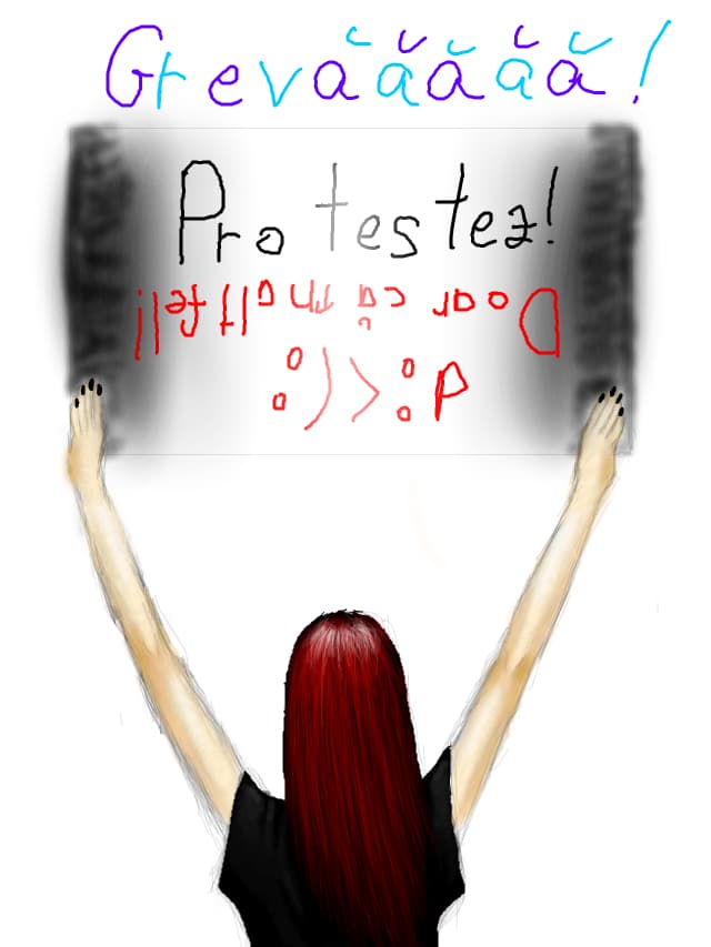 Protestez,doar ca intr-u mod diferit