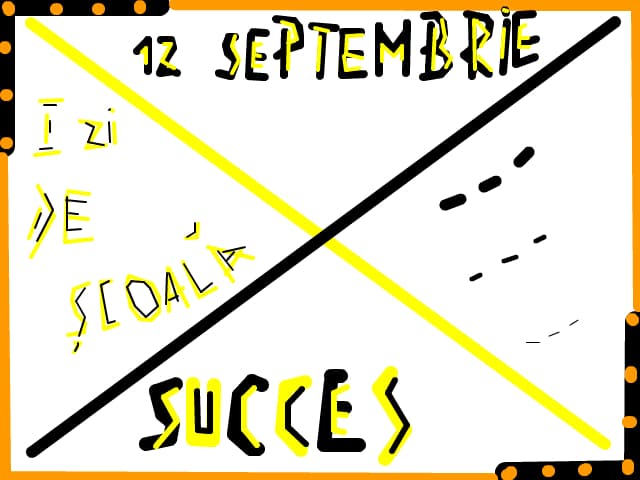 succes in noul an scolar