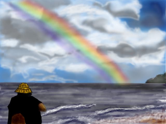 somewhere over the rainbow..