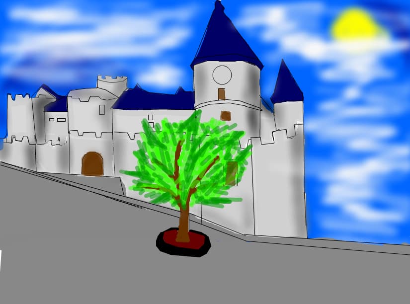 un château en Spania(un castel din Spania)
