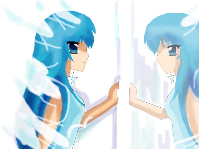 Anime sad girl...