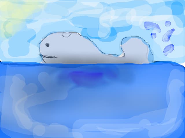 Balenaa  in ocean