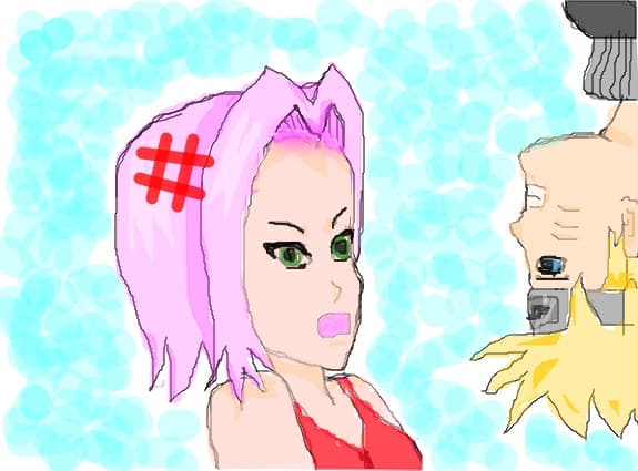 naruto vs sakura