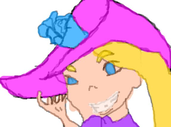 ...corny witch...