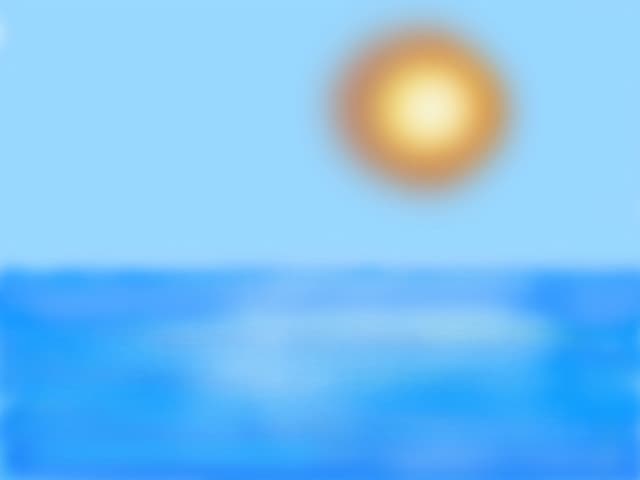 The ocean