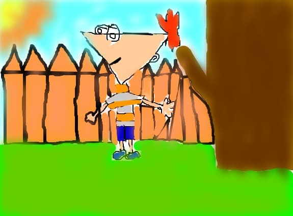 phineas in curte