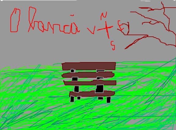 o banaca  cu fata spre nord