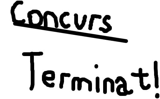 Concurs terminat